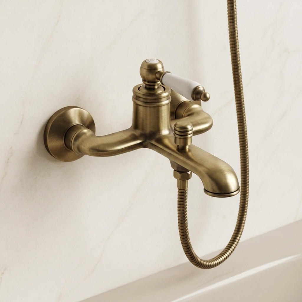 Aquanello Heritage Manor Classic Bath Mixer Tap Bronze BN-3001-HM
